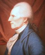 Oil on canvas painting of Richard Henry Lee, Charles Willson Peale